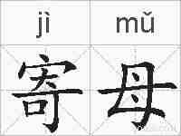 寄母的拼音