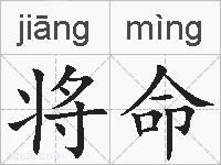 将命的拼音