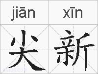 尖新的拼音