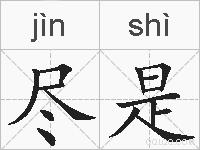 尽是的拼音