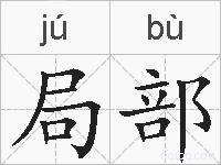 局部的拼音