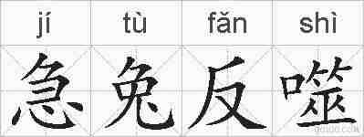 急兔反噬的拼音