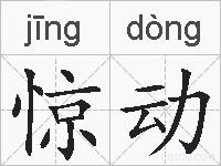惊动的拼音