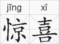 惊喜的拼音