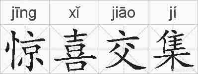 惊喜交集的拼音