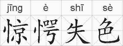 惊愕失色的拼音