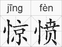惊愤的拼音