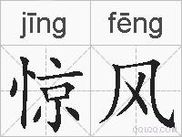 惊风的拼音
