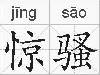 惊骚的拼音