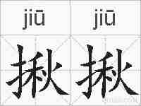 揪揪的拼音