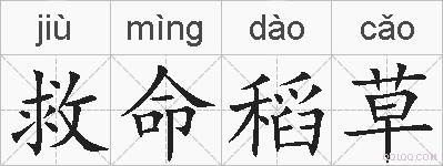 救命稻草的拼音