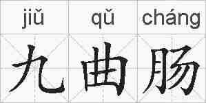 九曲肠的拼音