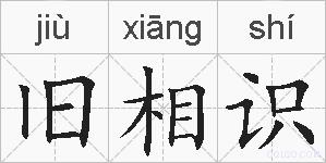 旧相识的拼音