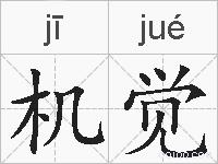 机觉的拼音