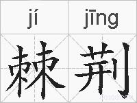 棘荆的拼音