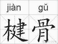 楗骨的拼音