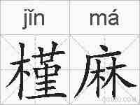 槿麻的拼音