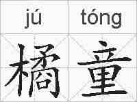橘童的拼音