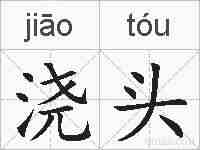 浇头的拼音