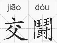 交鬪的拼音