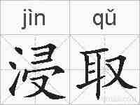 浸取的拼音