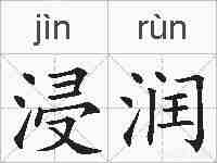 浸润的拼音