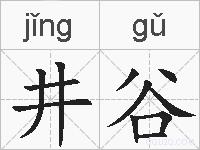 井谷的拼音