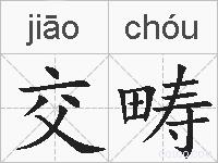 交畴的拼音