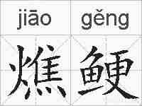 燋鲠的拼音
