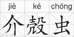 介殻虫的拼音