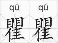 瞿瞿的拼音
