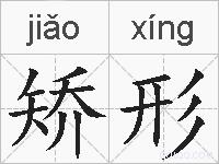 矫形的拼音