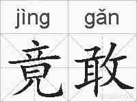竟敢的拼音