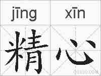 精心的拼音