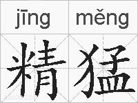 精猛的拼音
