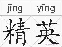 精英的拼音