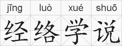 经络学说的拼音