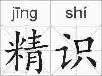 精识的拼音