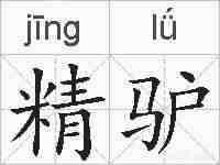 精驴的拼音