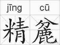 精麄的拼音
