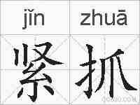 紧抓的拼音