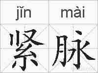 紧脉的拼音