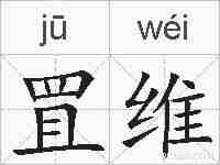 罝维的拼音