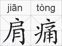 肩痛的拼音
