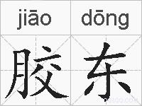 胶东的拼音