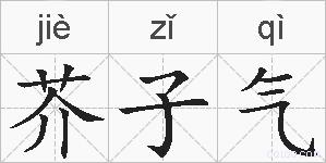芥子气的拼音