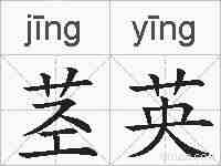 茎英的拼音