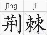 荆棘的拼音