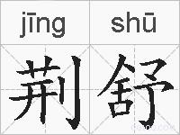 荆舒的拼音