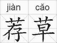 荐草的拼音